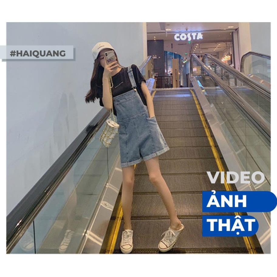 YẾM QUẦN JEAN, YẾM QUẦN SHORT HAIQUANG KIỂU DÁNG ULLZANG HÀN QUỐC CỰC HOT, CỰC TEEN MÀU XANH NHẠT -MÃ YẾM302 🥇