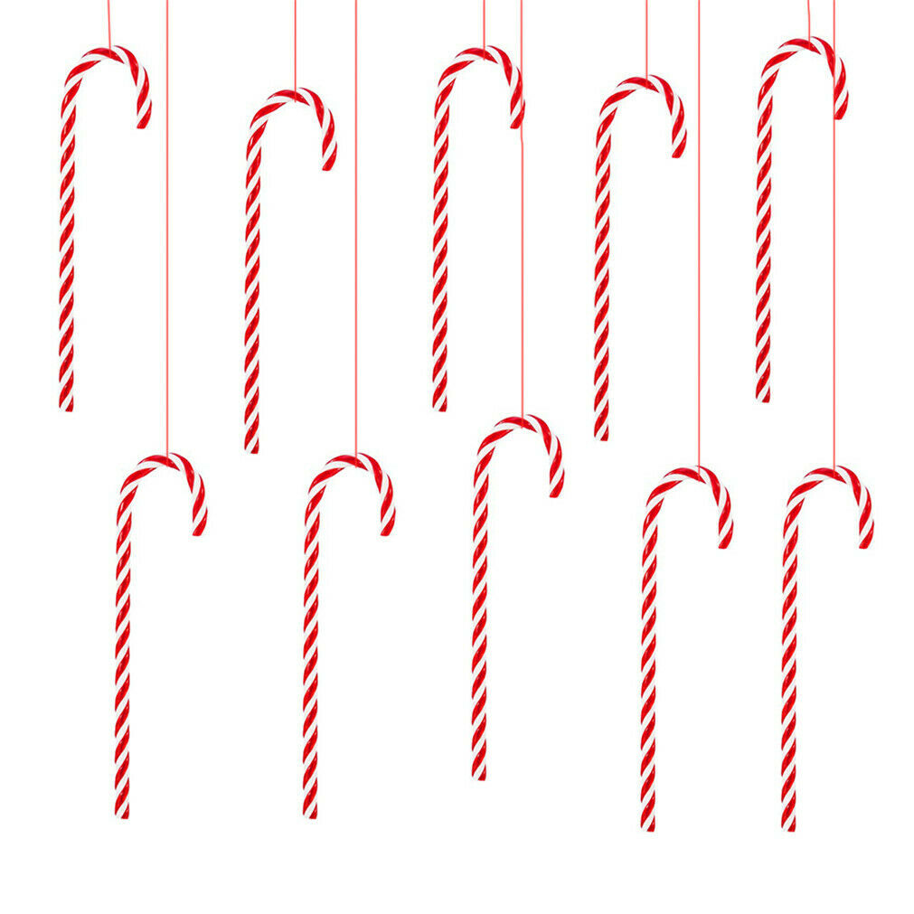 Bộ 10 Cây Kẹo Trang Trí Xinh Xắn Phong Cách Giáng Sinh