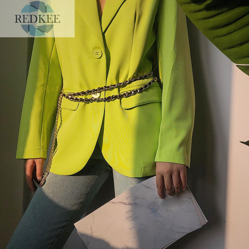 Thắt Lưng Nhiều Lớp Phối Đồng Xu Phong Cách Cổ Điển Thời Trang Cho Nữ