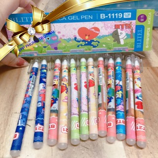 1 Cây Bút BTS Xoá Được Mực Xanh Đen Tím