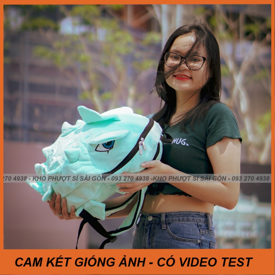 Kho balo giá sỉ ở HCM - Balo khủng long nhung mịn giá rẻ nhiều màu chọn lựa đẹp cho nam nữ