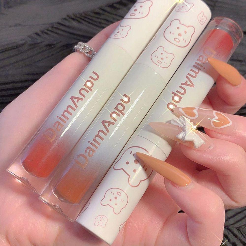 Son Bóng Dưỡng Ẩm Chống Thấm Nước Dễ Thương Cho Đôi Môi Căng Mọng