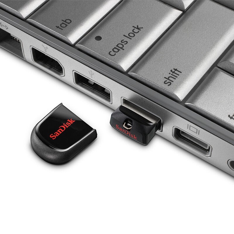 USB mini Sandisk Cruzer Fit CZ33 - 16GB|32GB - USB 2.0 - mini siêu nhỏ - Bảo hành 5 năm