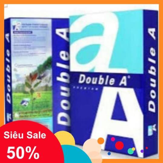 1 gam giấy A4 DOUBLE A định lượng 70.