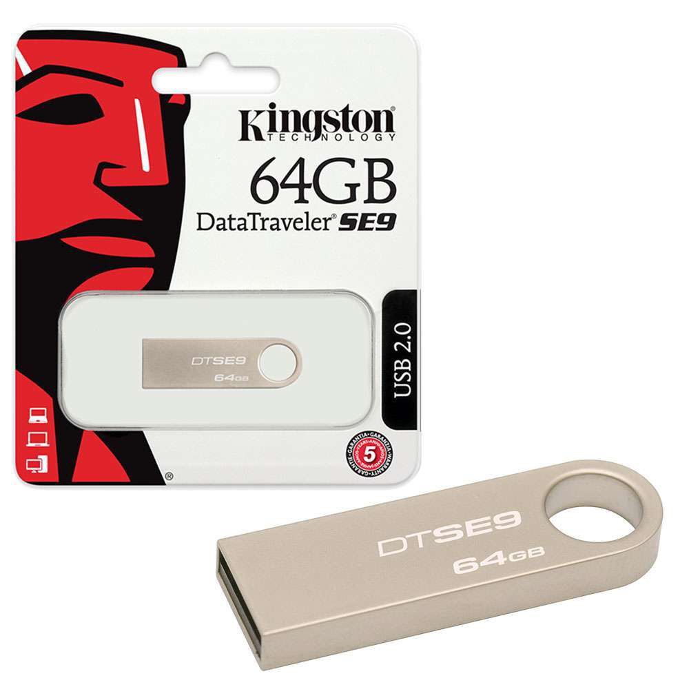 USB Kingston 64GB 2.0 DataTraveler SE9 _Chống sốc