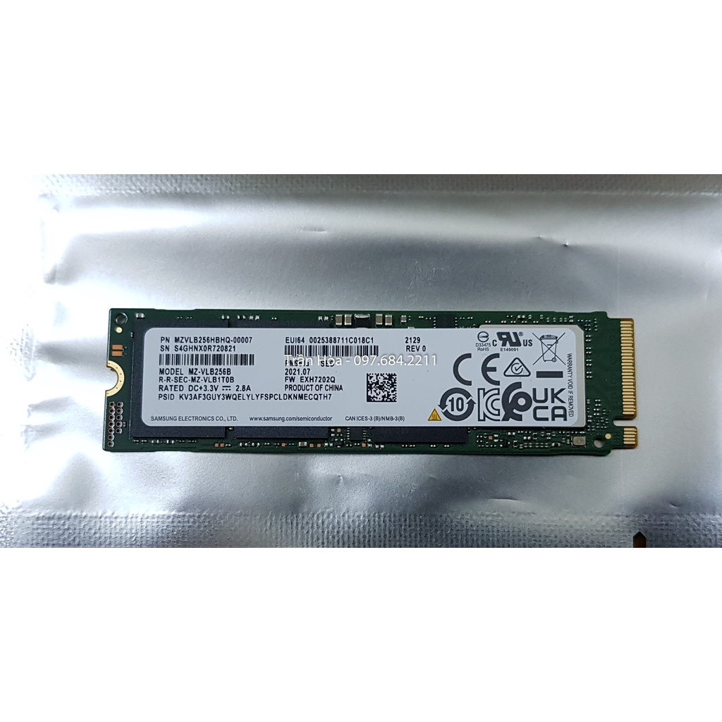Ổ SSD Samsung PM981a 256GB - MZVLB256HBHQ