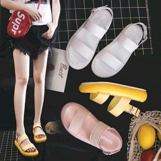 Sandal nữ đế bằng phối quai ngang đơn giản - TT11
