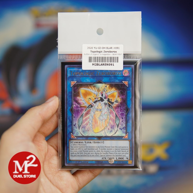 Lá bài Yugioh BLAR-EN091 Topologic Zeroboros - Ultra Rare - Đóng gói theo tiêu chuẩn M2SCCQ-Lite