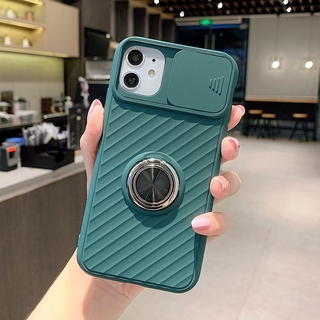 Ốp Điện Thoại Mềm Silicone Chống Sốc Có Giá Đỡ Cho Iphone 11 Pro Max Se 2020 Xr Xs Max X 8 7 7 + 8 + 6 6s Plus