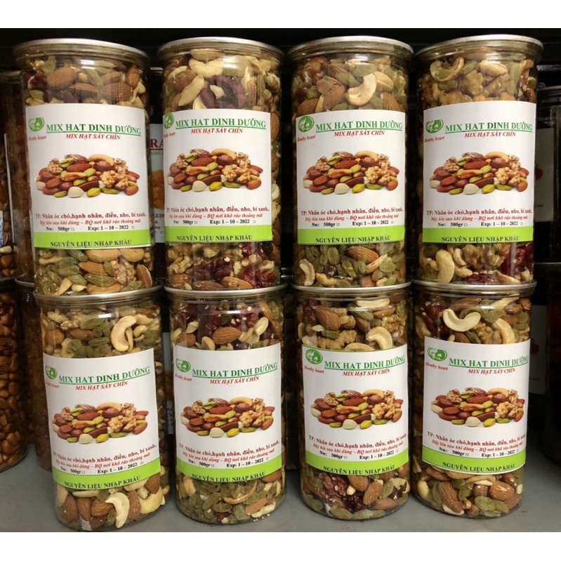 Mix Hạt dinh dưỡng hộp 500g cực ngon