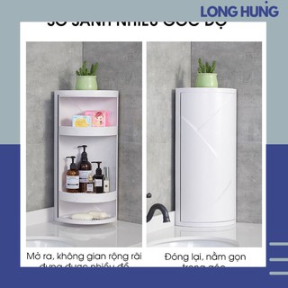 [HOT]KỆ ĐỂ NHÀ TẮM XOAY CÓ NẮP ĐẬY