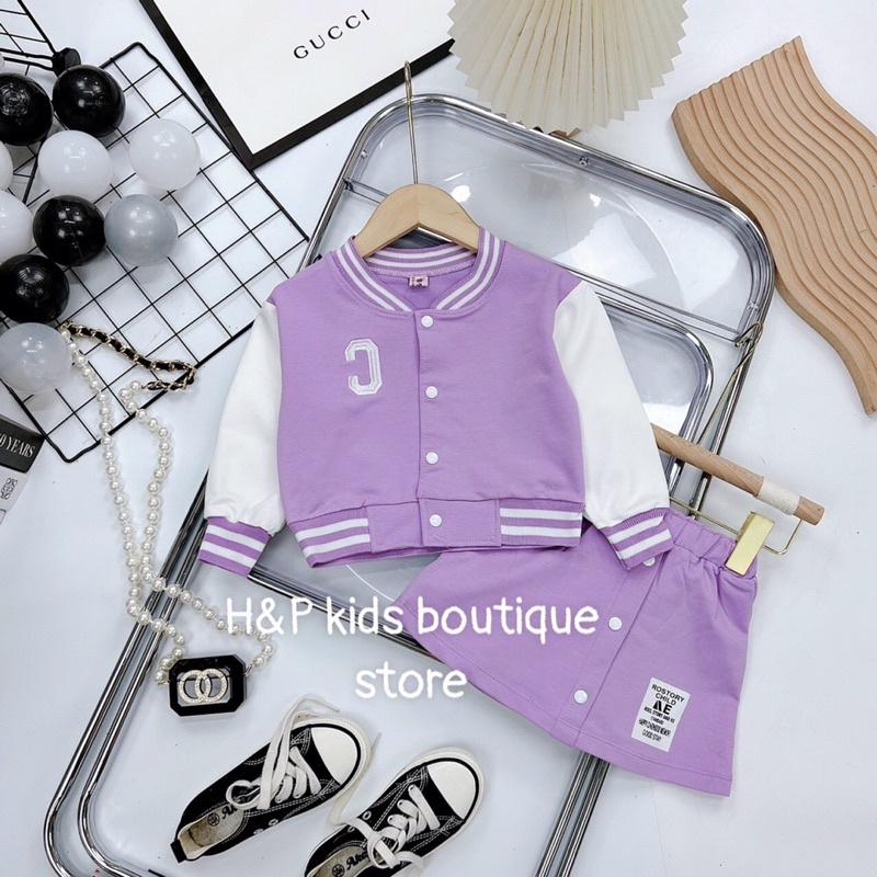 Bộ váy C phong cách cho bé gái - BVC