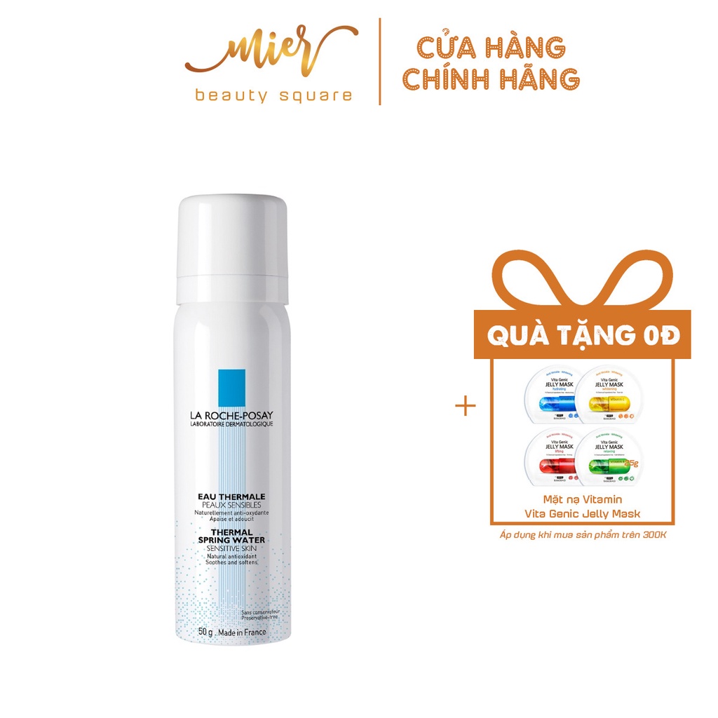 Xịt Khoáng La Roche Posay Cho Da Mặt Làm Dịu &amp; Giảm Kích Ứng Chống Oxi Hoá 50ml