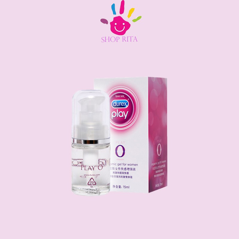 [BCS giá sỉ][Chính hãng] GEL BÔI TRƠN, TĂNG KHOÁI CẢM CHO NỮ DUREX PLAY O, CHai 15ml