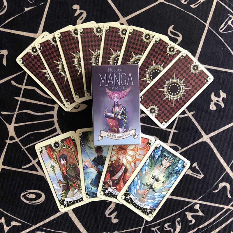 Bộ Mystical Manga Tarot TOMCITY 78 Lá Bài Chất Lượng Cao