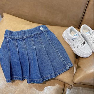 Quần váy jean xếp ly cho bé sz 90-140
