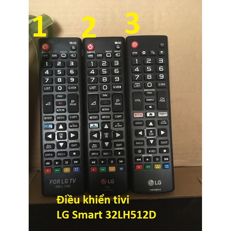 Remote Điều khiển tivi LG 32LH512D ,điều khiển tivi LG 32 inch smart ,remote tivi LG 32 inch 32LH512D