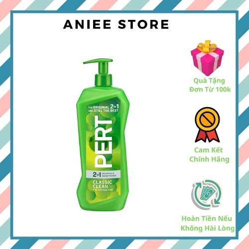 Dầu Gội Xả 2 in 1 Pert Plus Classic Clean For Normal Hair