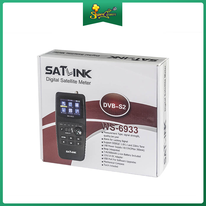 Thiết bị dò sóng vệ tinh Satlink Ws-6933 Dvb-S2 Fta Cku chất lượng cao