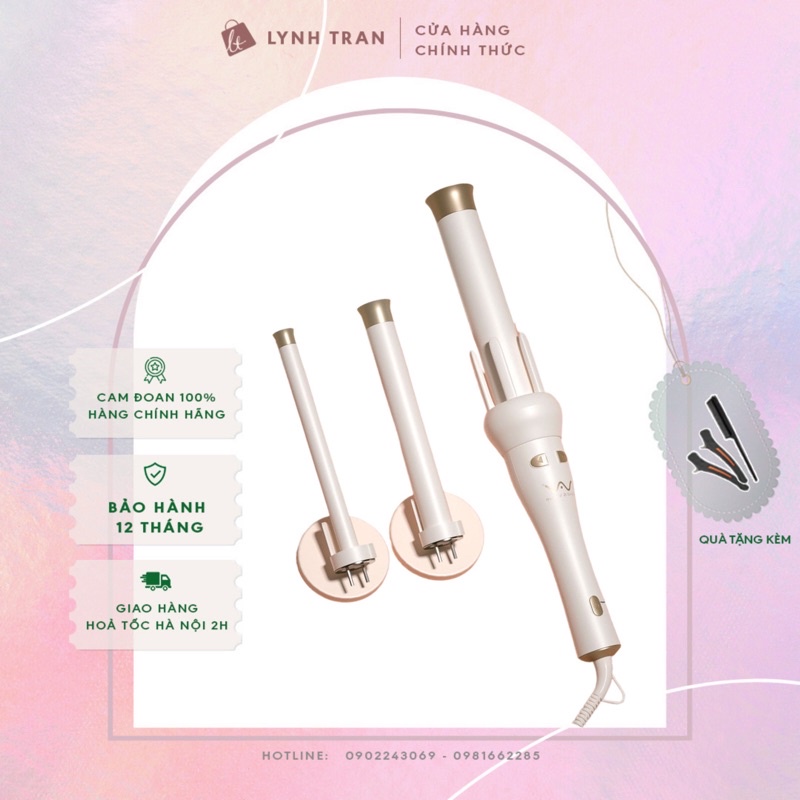 Máy uốn xoăn xoay tự động Vivid&Vogue®️ Ver 4