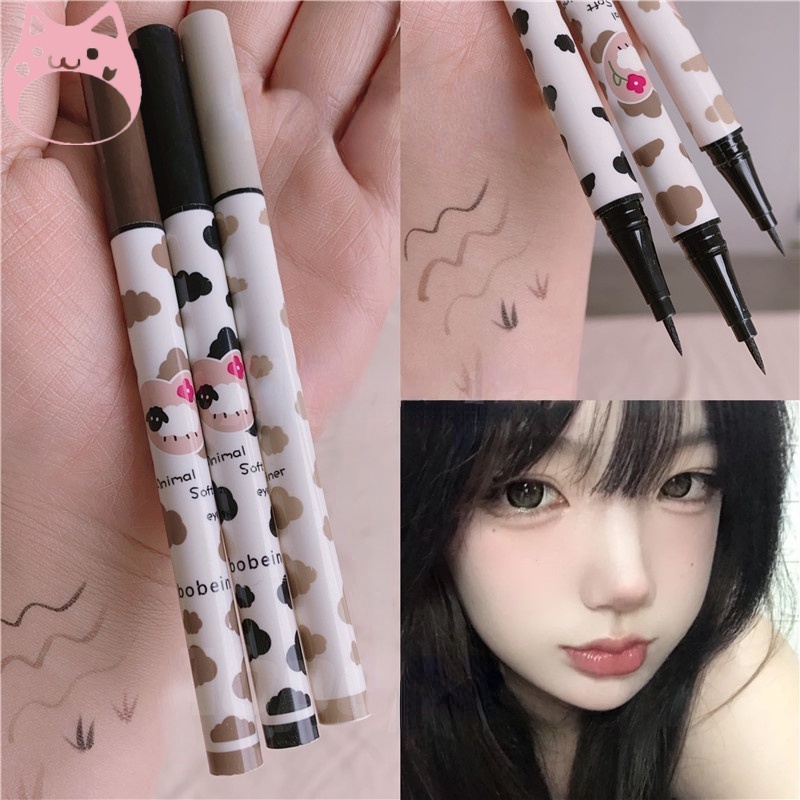 Bút Kẻ Mắt Màu Sắc Siêu Mịn Chống Thấm Nước Không Nhòe Lâu Trôi Dành Cho Người Mới Bắt Đầu