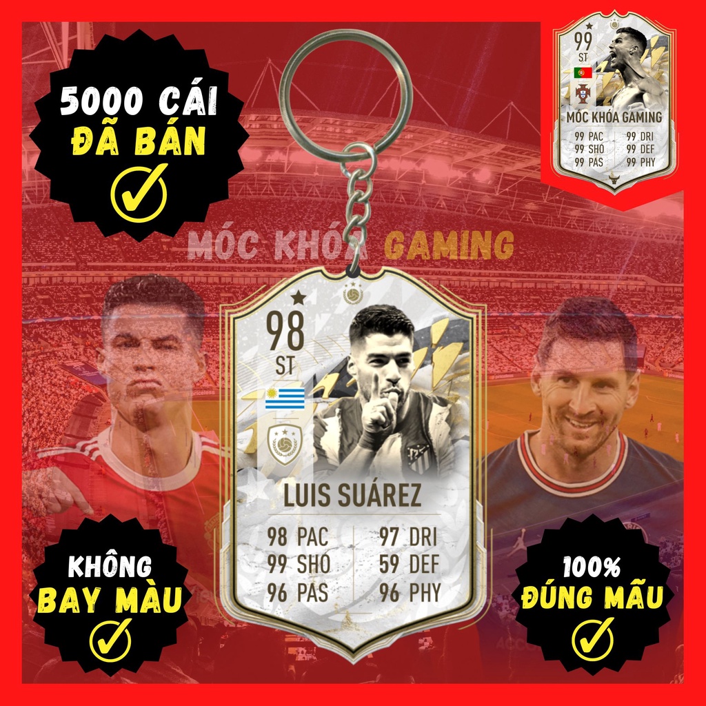 Móc Khóa Luis Suarez ICON