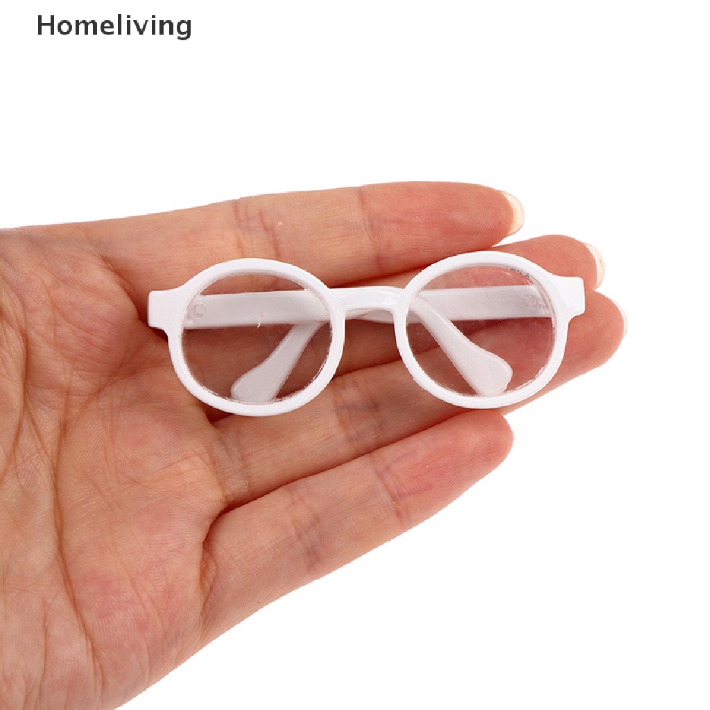 Mắt Kính Gọng Tròn 6.5 / 9.5cm Cho Búp Bê