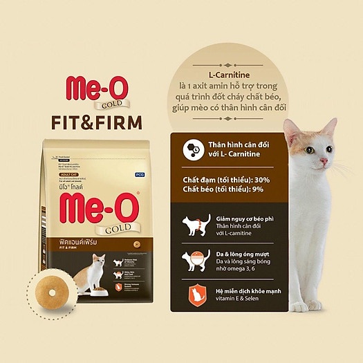 400g - Thức ăn khử mùi hôi, giữ dáng cho mèo Me-o Gold 3 VỊ