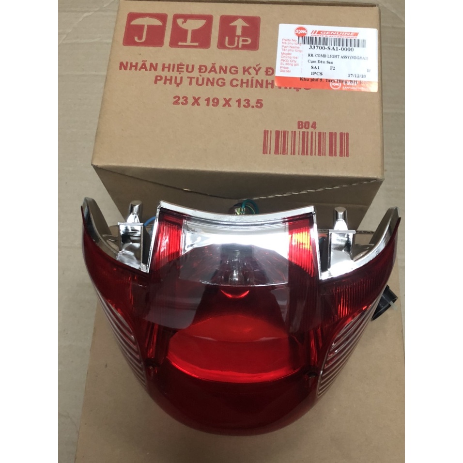 Đèn sau/ Đèn lái/ Đèn hậu xe Angel X mã SA1 [Chính hãng SYM]