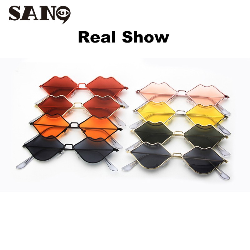 Kính mát nữ gọng hình đôi môi quyến rũ thời trang