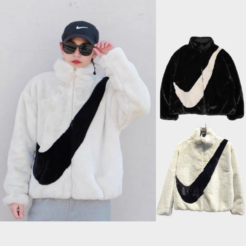 Áo Nike Big Swoosh Áo khoác BestQuality lông chồn mềm mịn 3 lớp