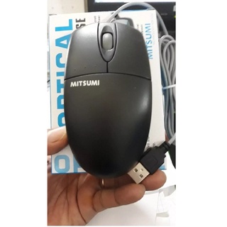 Chuột dây Mitsumi lớn , nhỏ cổng USB chuột máy tính giá rẻ bảo hành 6 tháng