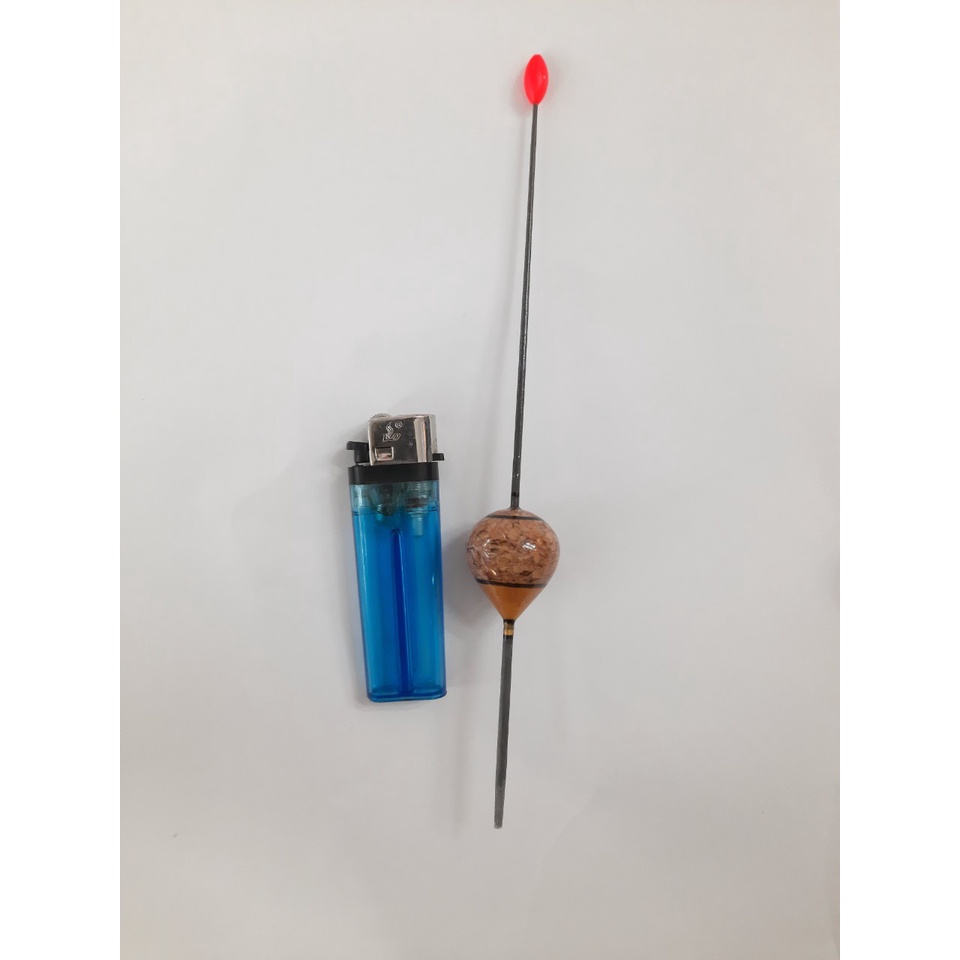 Phao câu lục đầu cần - phao gỗ nút chai - phao quấn chỉ màu sắc ngẫu nhiên