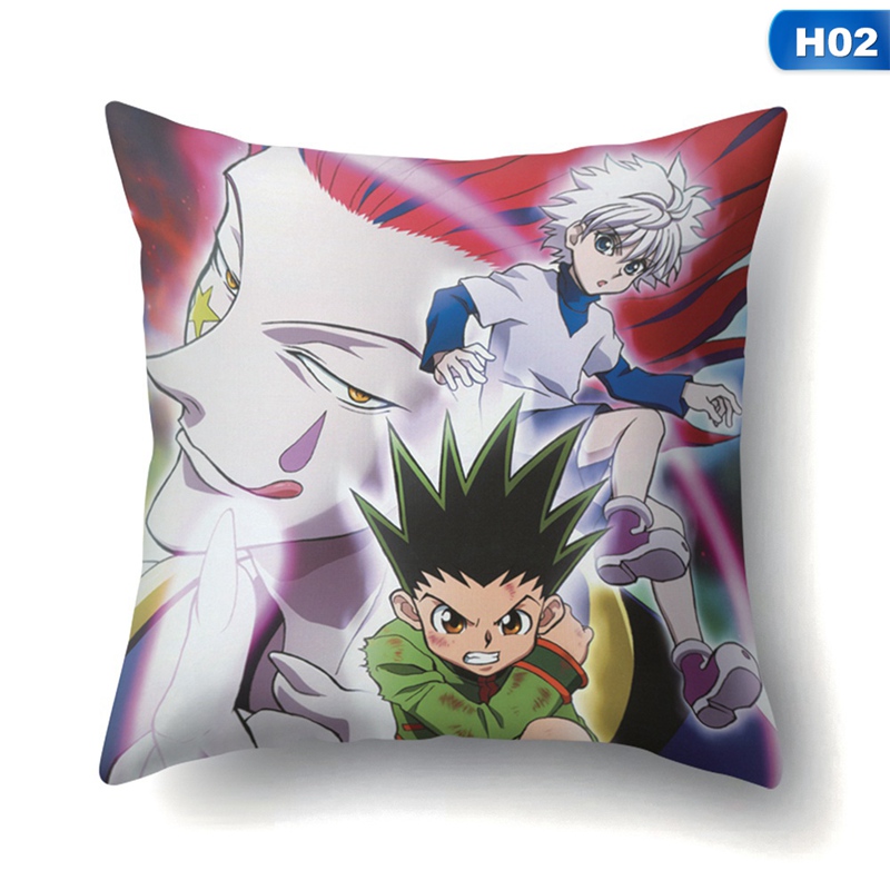 Vỏ Gối Họa Tiết Hoạt Hình Jinfucha Hunter X Hunter Zoldyck Killua Dễ Thương 45x45cm Pw2104