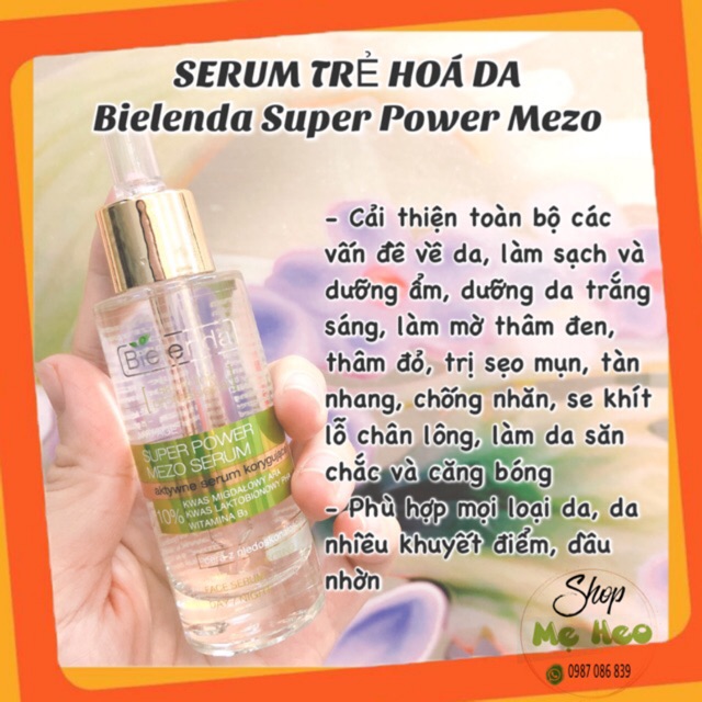 [ĐỦ BILL] Serum Bielenda xanh lá dành cho da dầu mụn