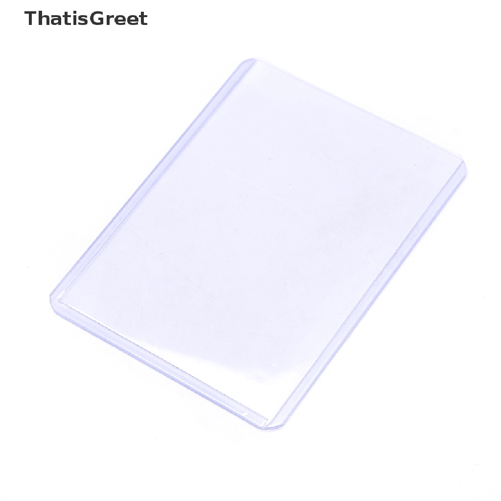 (thsgrt) 10/25PCS 35PT Top Loader 3X4" Board Game Cards Outer Protector Gaming Trading [HOT SALE]