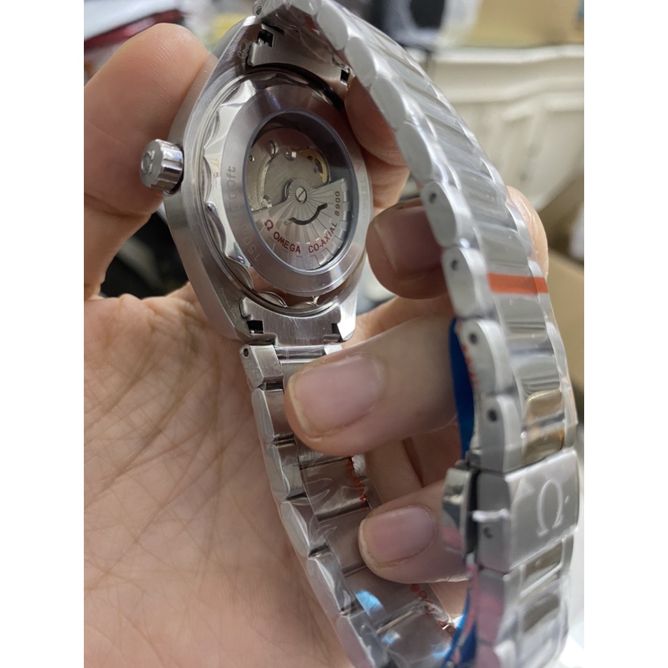 Đồng hồ Nam Omga máy cơ automatic 3kim 1lich  dây kim loại 41mm nhiều màu