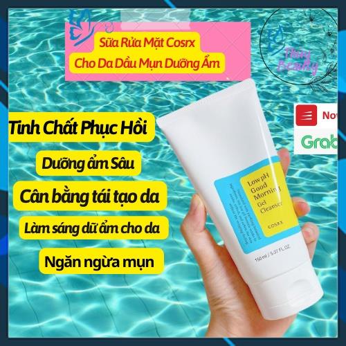 Sữa Rửa Mặt Cosrx Low pH - Srm Corsx Tràm Trà Dạng Gel Cho Da Dầu Mụn Dưỡng Ẩm