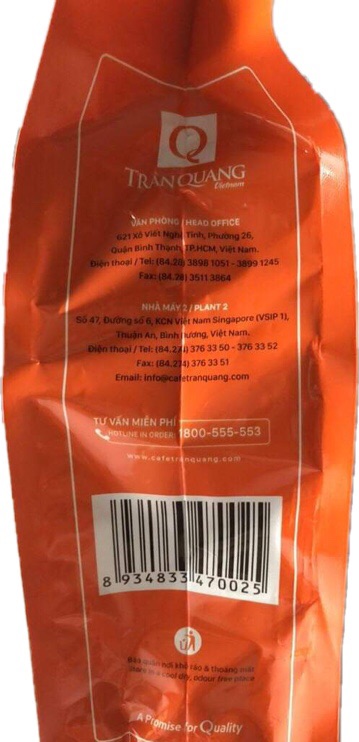 Cafe Good Morning 3in1 Trần Quang 24goi x 20g ( 21gói/ thùng) | BigBuy360 - bigbuy360.vn