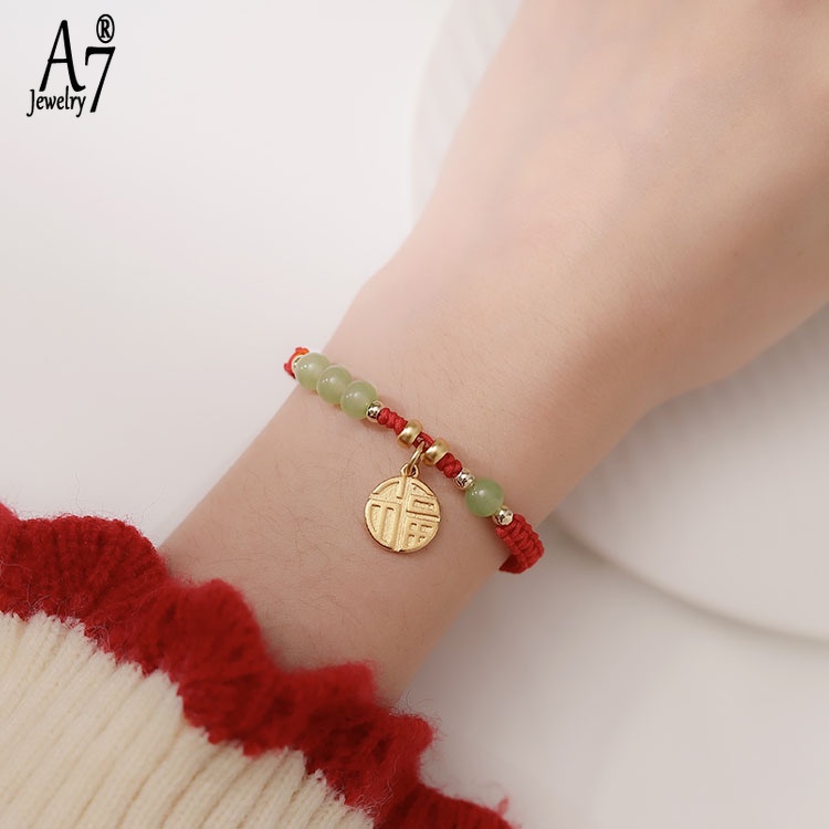 Vòng Tay Bạc A7 S925 Đính Ngọc Trai Giả Chống Dị Ứng Làm Quà Tặng Cho Nữ