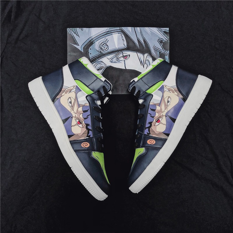 [Mã FAGREEN245 giảm 10% tối đa 30K đơn 99K] Giày thể thao cổ cao họa tiết Naruto size 37-44 air force 1 | BigBuy360 - bigbuy360.vn