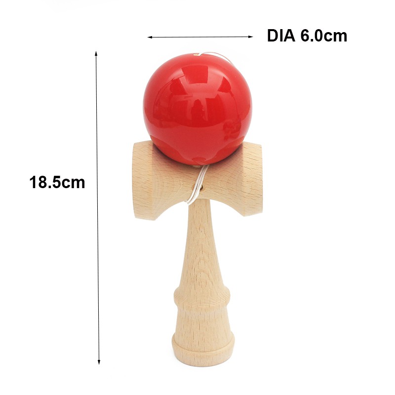 ĐỒ CHƠI TUNG HỨNG KENDAMA THÔNG MINH BẰNG GỖ TỰ NHIÊN DCG.KD6