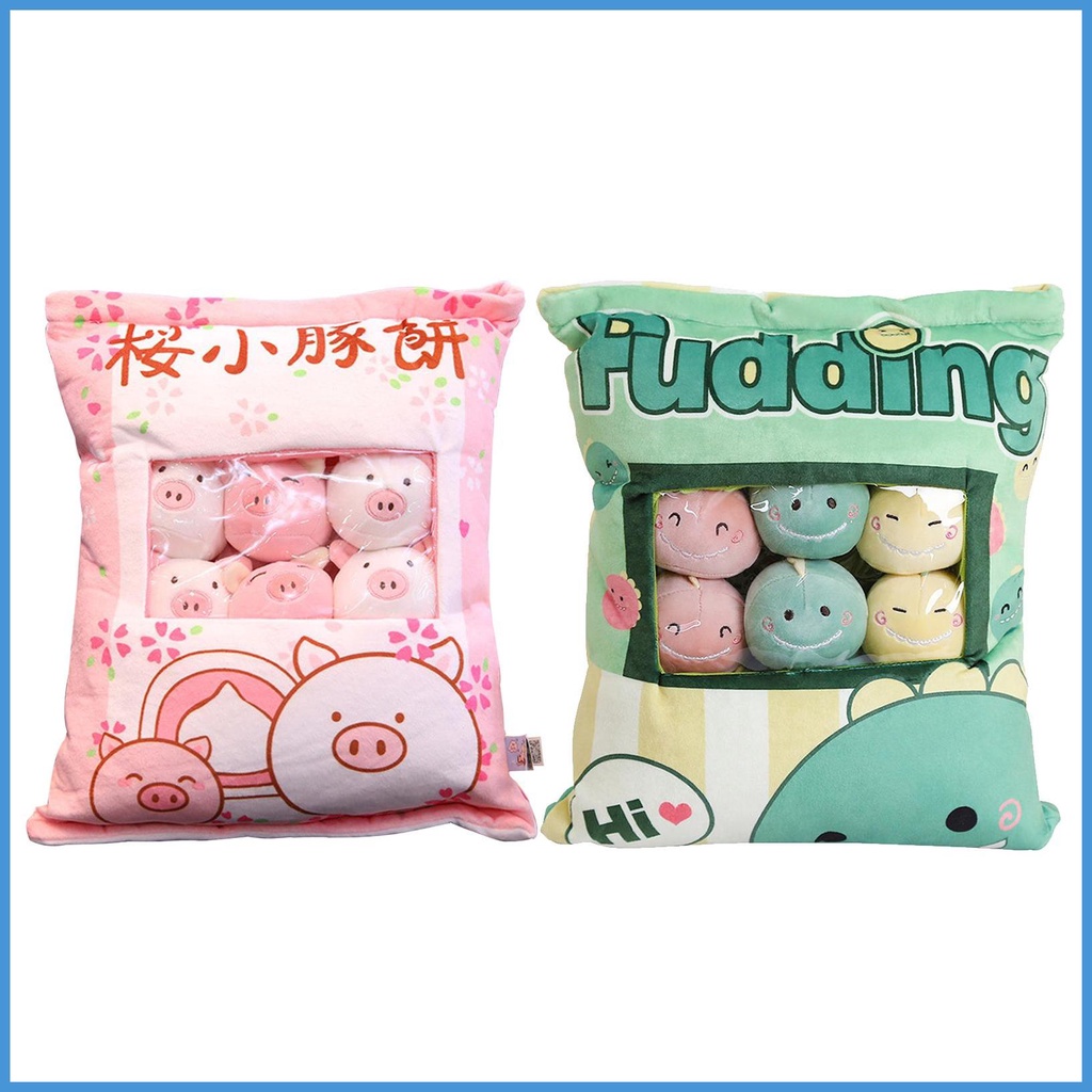 Túi Snack Thú Nhồi Bông Hình Động Vật Dễ Thương