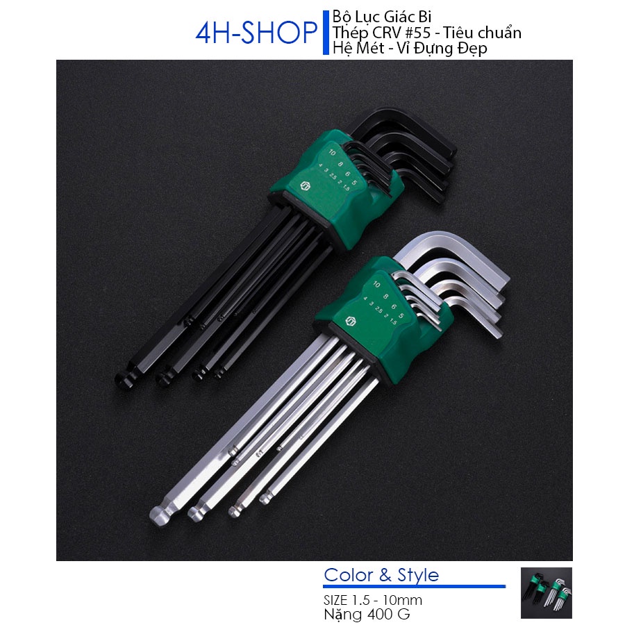 Bộ lục giác đầu bi chất lượng cao - Tiện lợi và chính xác trong công việc sửa chữa.