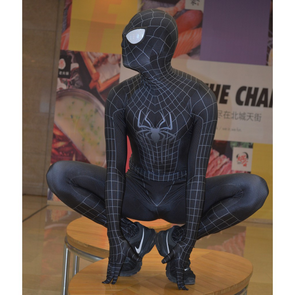 Trang phục người nhện đen hóa trang nhân vật venom dành cho người lớn