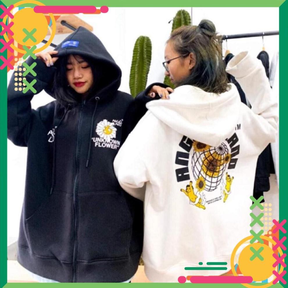 [Free Vận Chuyển] Áo Khoác Nỉ Ngoại Angel Land Bông Cúc Unisex Dáng Rộng Siêu Hot .AJ | BigBuy360 - bigbuy360.vn