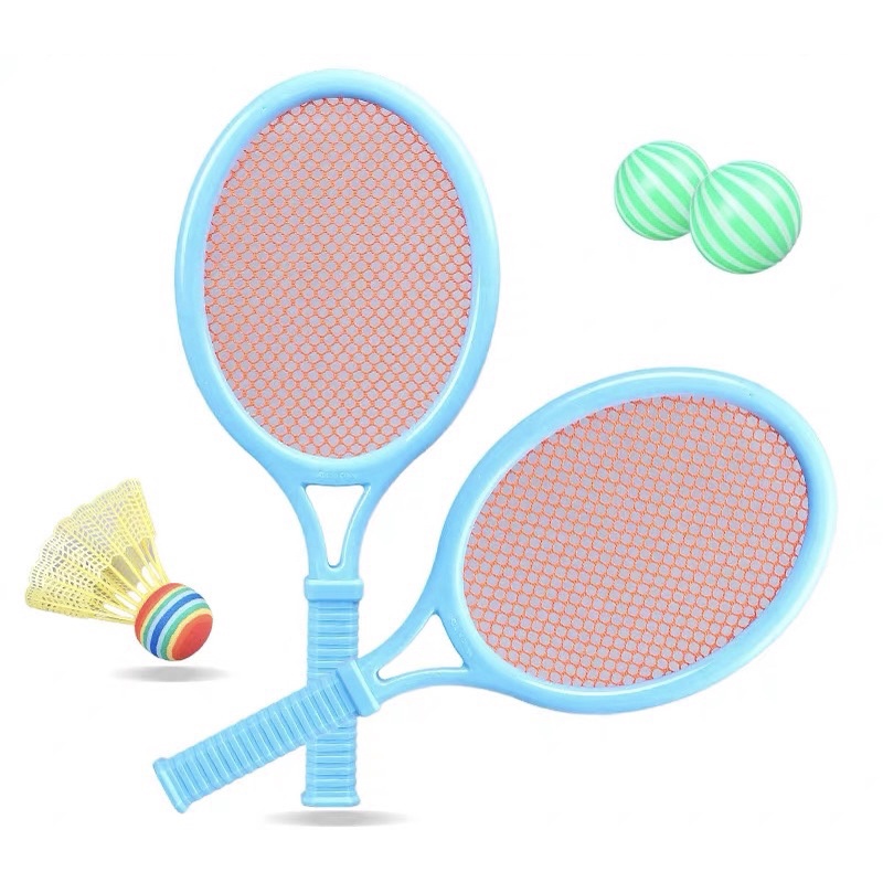 SALE !!! BỘ 2 VỢT TENNIS CẦU LÔNG BẰNG NHỰA CHO BÉ( bản to 48 x21cm) (SP002007 )  SHOP PHÚC YẾN
