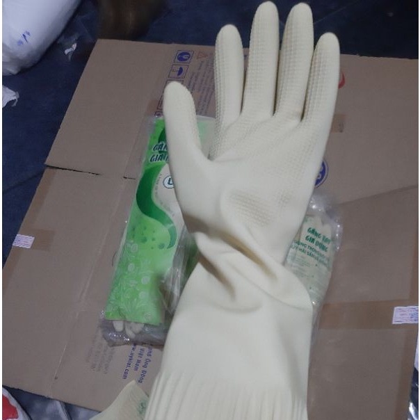 Bao tay cao su - Mẫu Dài - Gang tay rửa bát mẫu dài