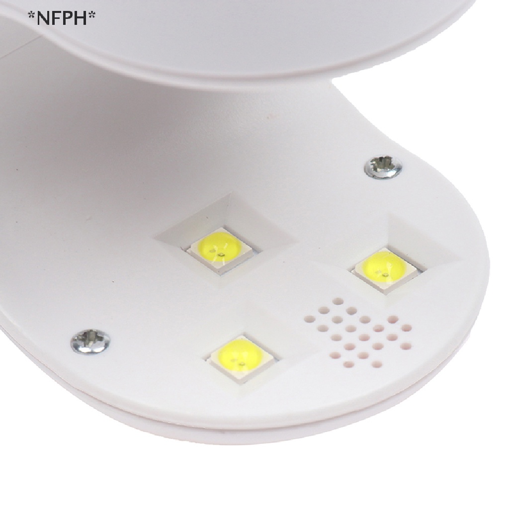 [Hàng mới về] Đèn LED UV sấy khô sơn móng tay mini sạc USB 16W