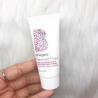 Kem chống nhiệt và giữ nếp tóc BRIOGEO - Farewell Frizz Blow Dry Perfection & Heat Protectant Creme minisize 22ml